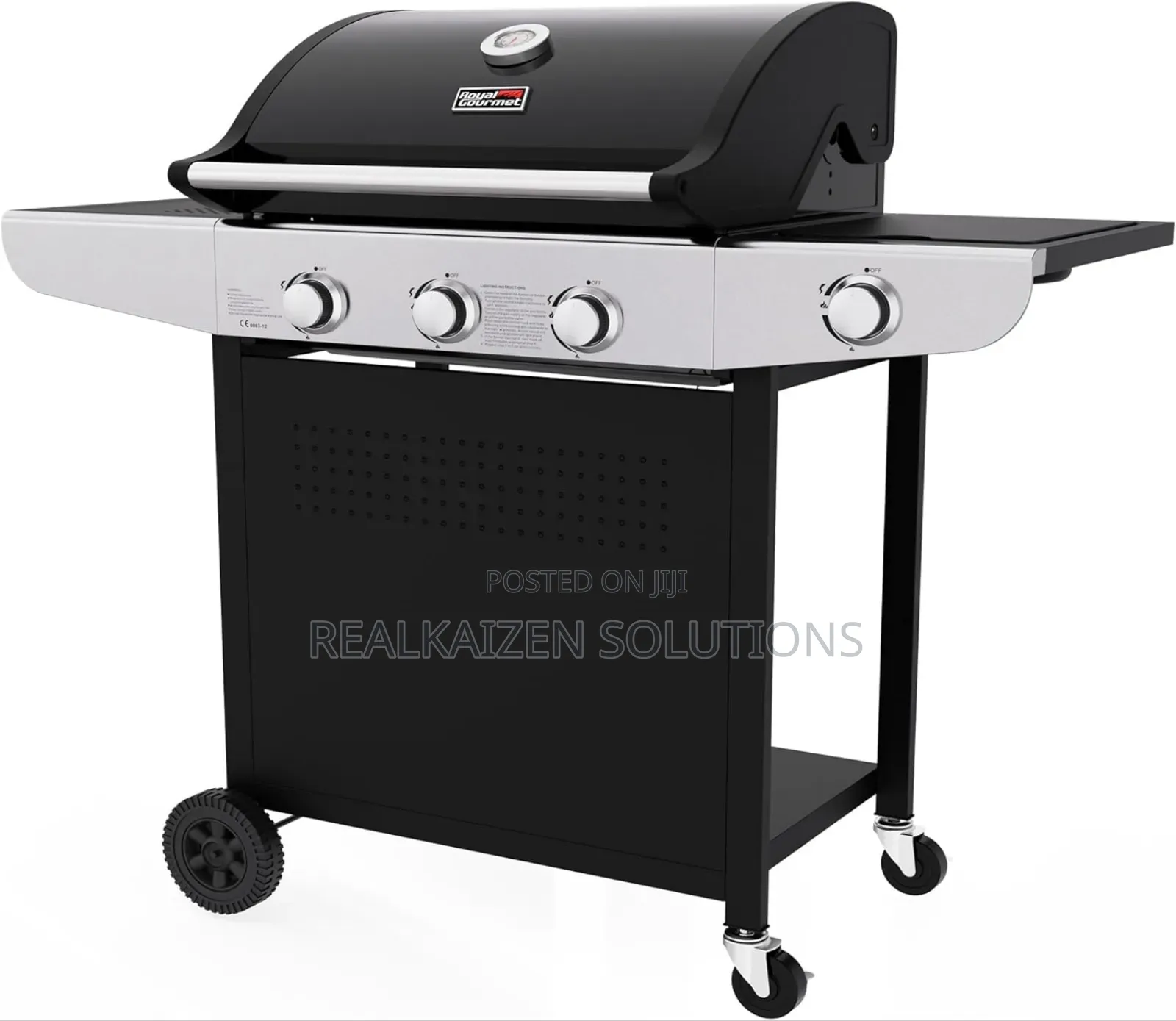 USA ROYAL GOURMET | Gas BBQ | 3+1 Burners With Side Burner