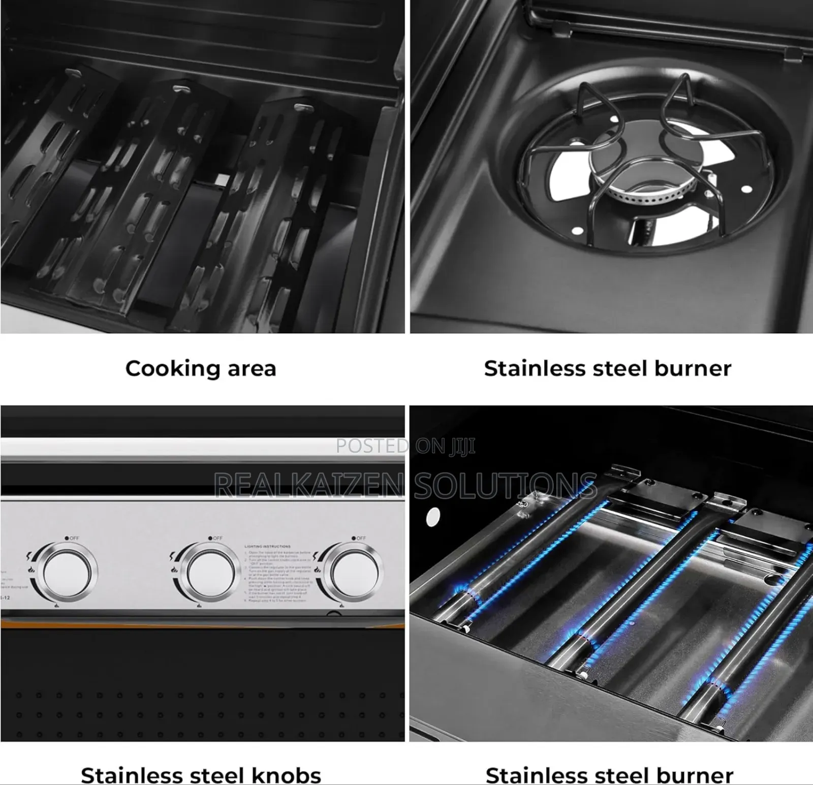 USA ROYAL GOURMET | Gas BBQ | 3+1 Burners With Side Burner