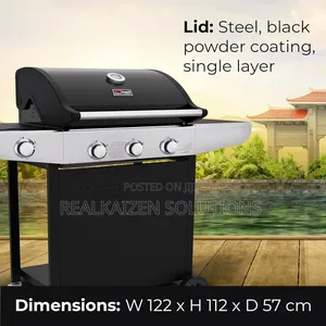 USA ROYAL GOURMET | Gas BBQ | 3+1 Burners With Side Burner