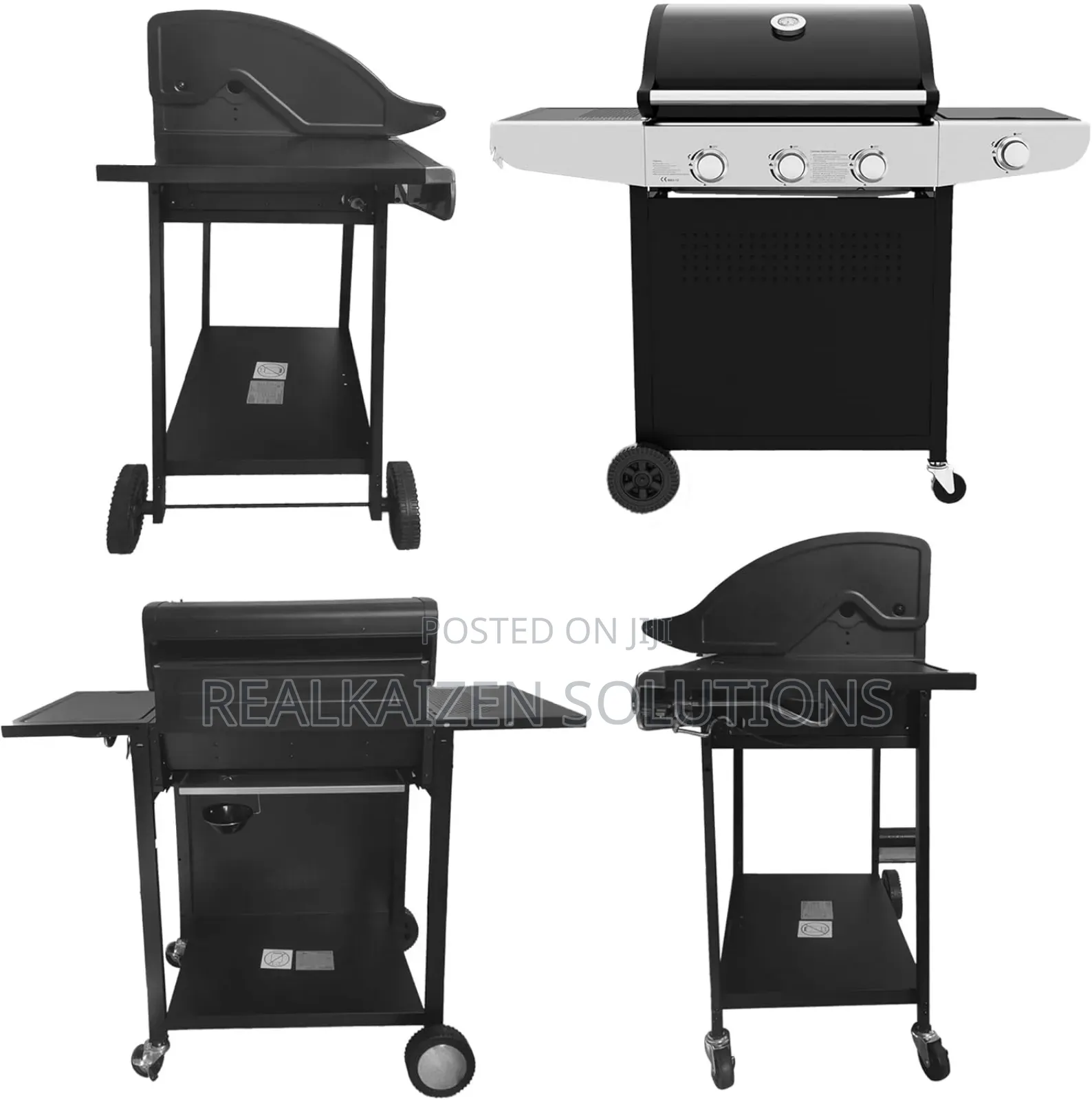 USA ROYAL GOURMET | Gas BBQ | 3+1 Burners With Side Burner