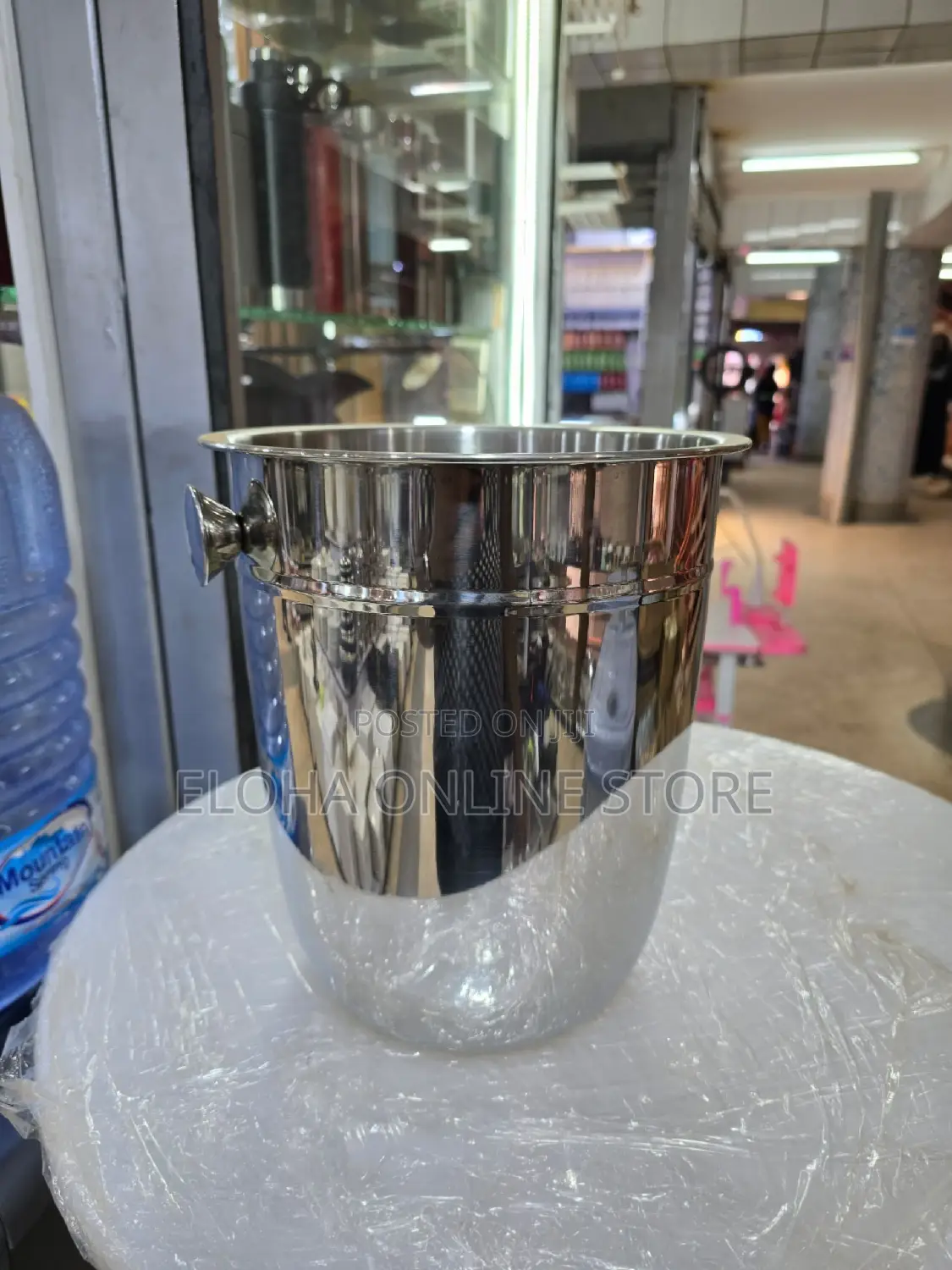 Stainless Steel Wine Bucket With Deluxe Mirror Finish