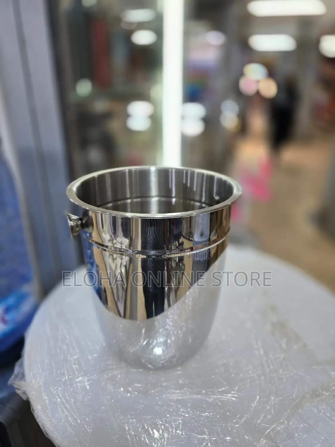 Stainless Steel Wine Bucket With Deluxe Mirror Finish
