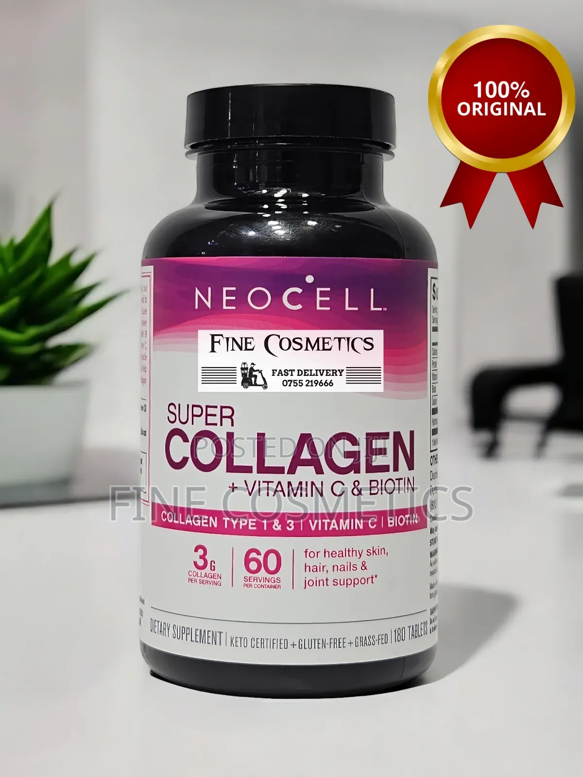 NEOCELL Super Collagen + Vitamin C And Biotin Skin Tablets