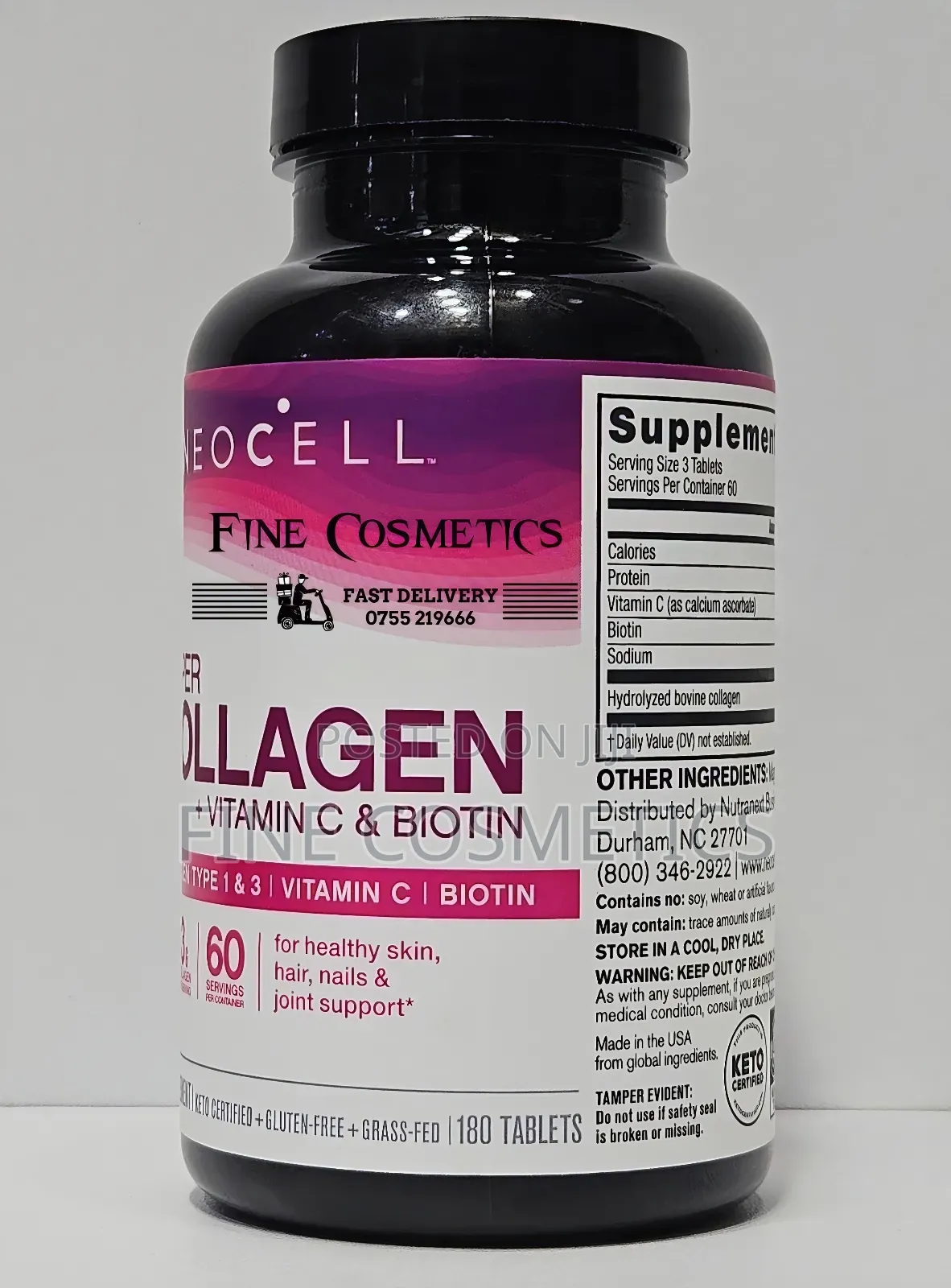 NEOCELL Super Collagen + Vitamin C And Biotin Skin Tablets