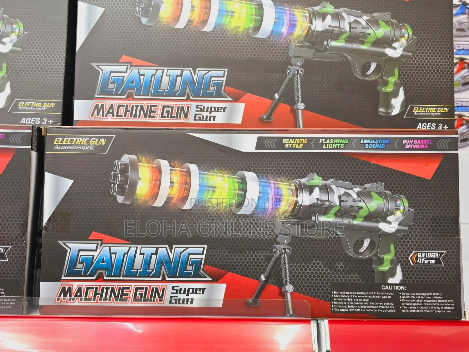 Toy Laser Gatling Machine Gun