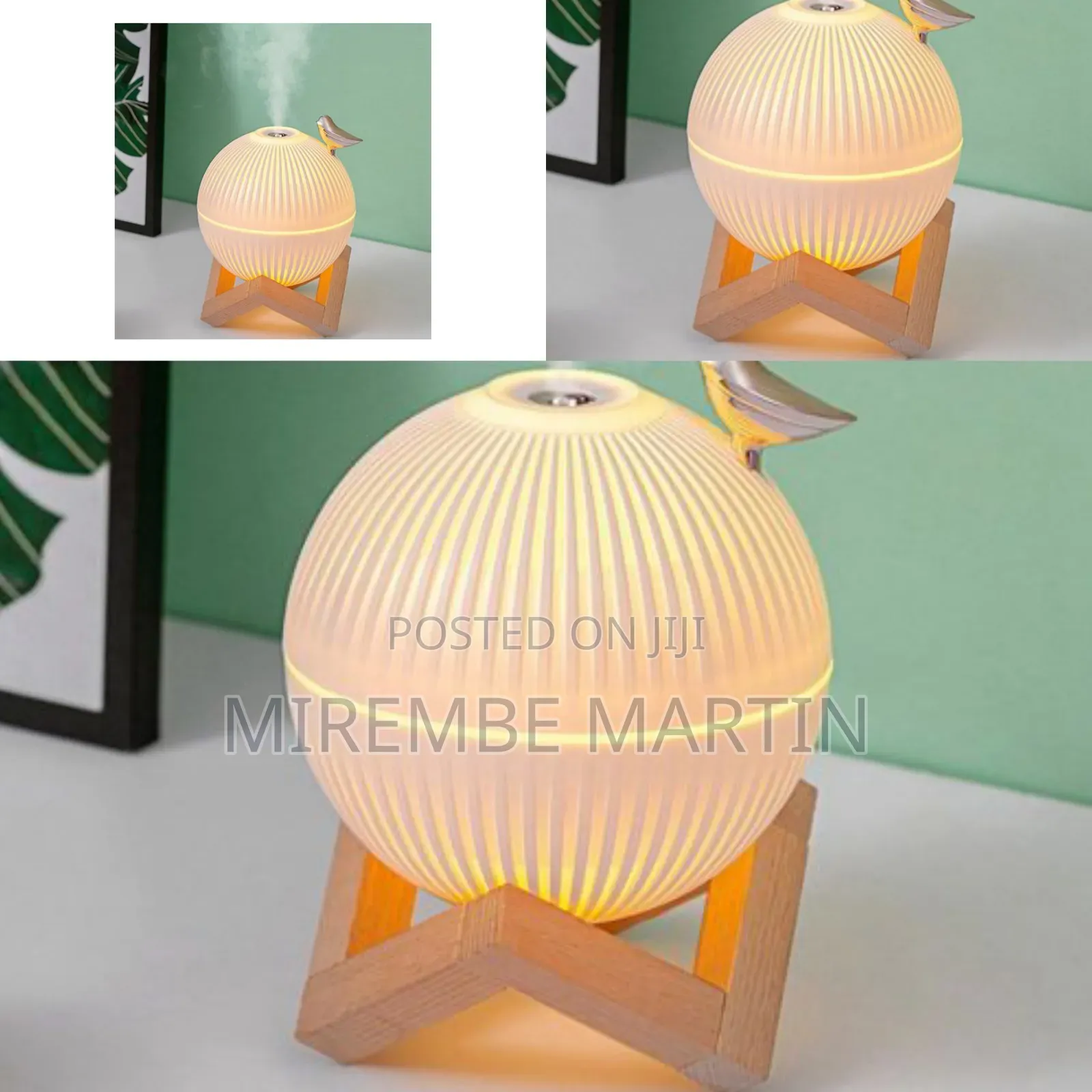 Portable Air Humidifier With Wooden Stand