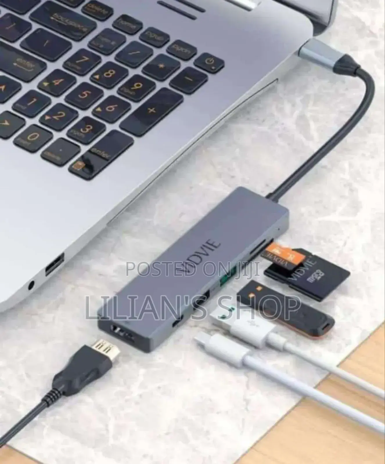 Vidvie 6 in 1 Type C Hub Docking Station