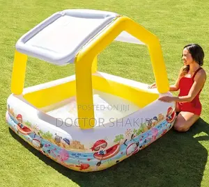 Photo - Affordable Intex Inflatable Sun Shade Swimming Pool