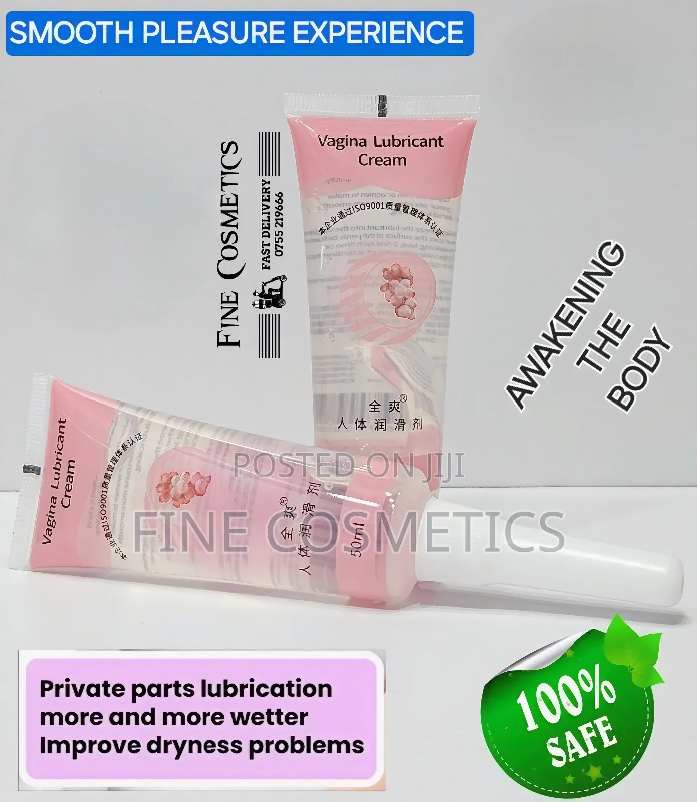 Sex Lubricant | Smooth Water Based Solution for Dry Women.