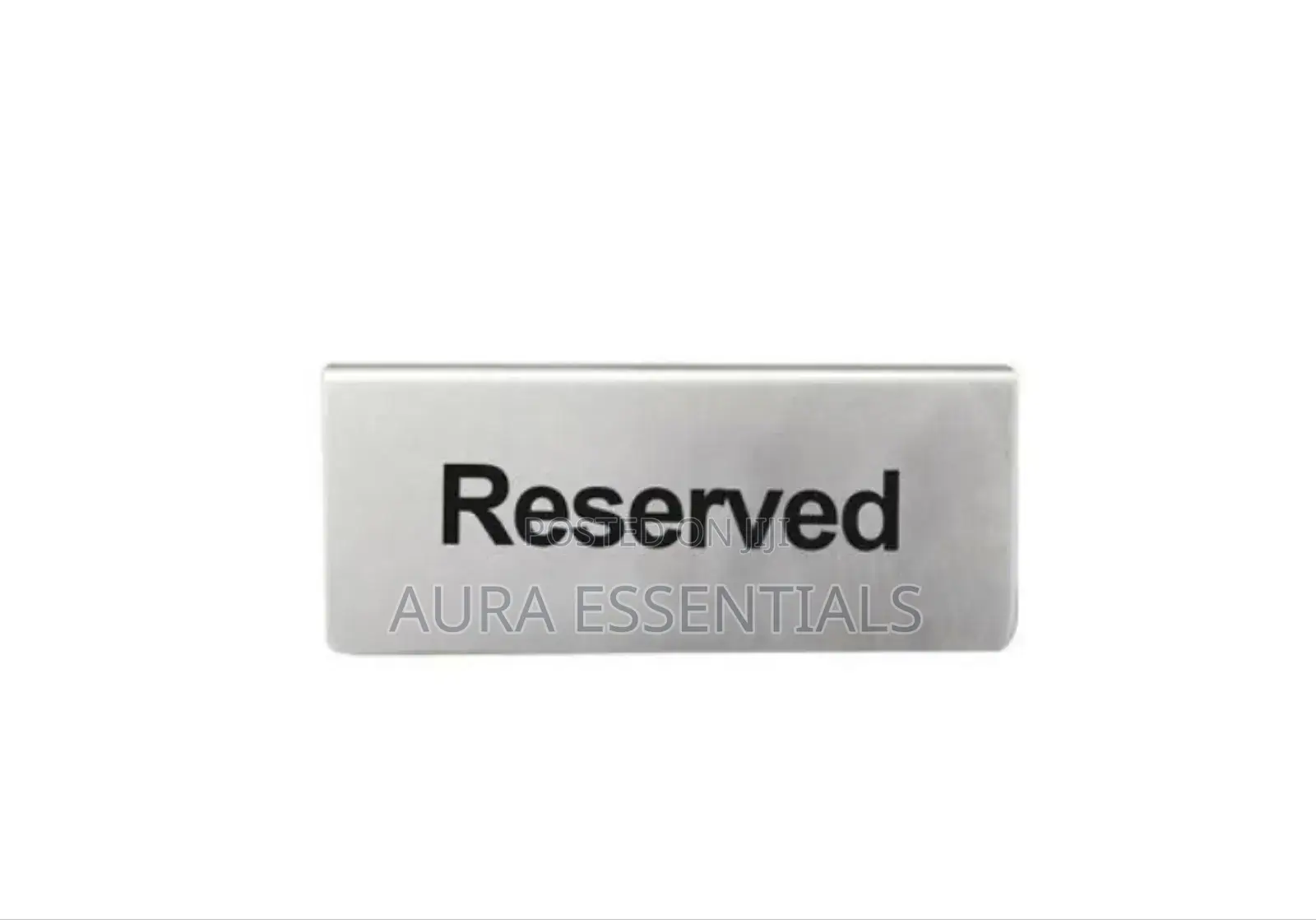 Stainless Steel Hotel Table Sign Card