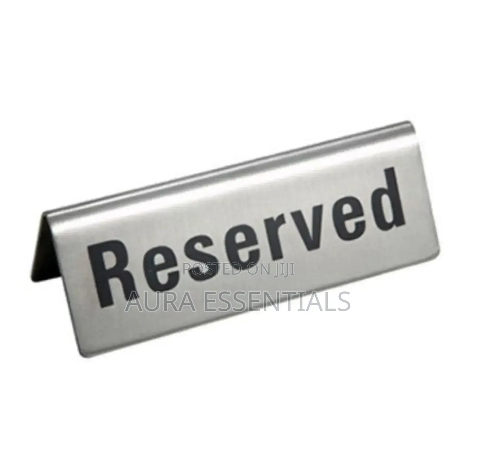Stainless Steel Hotel Table Sign Card