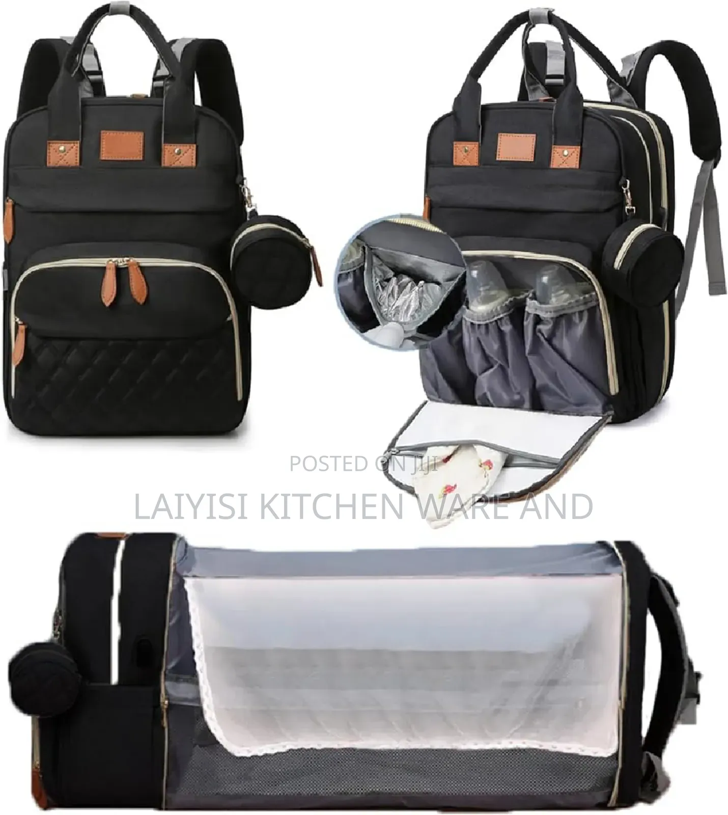 Baby Travel Bag With Snete Water Proof Bottle and Clothes