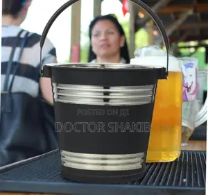 Photo - Ice Bucket Stainless Steel Wine Bottle Holder