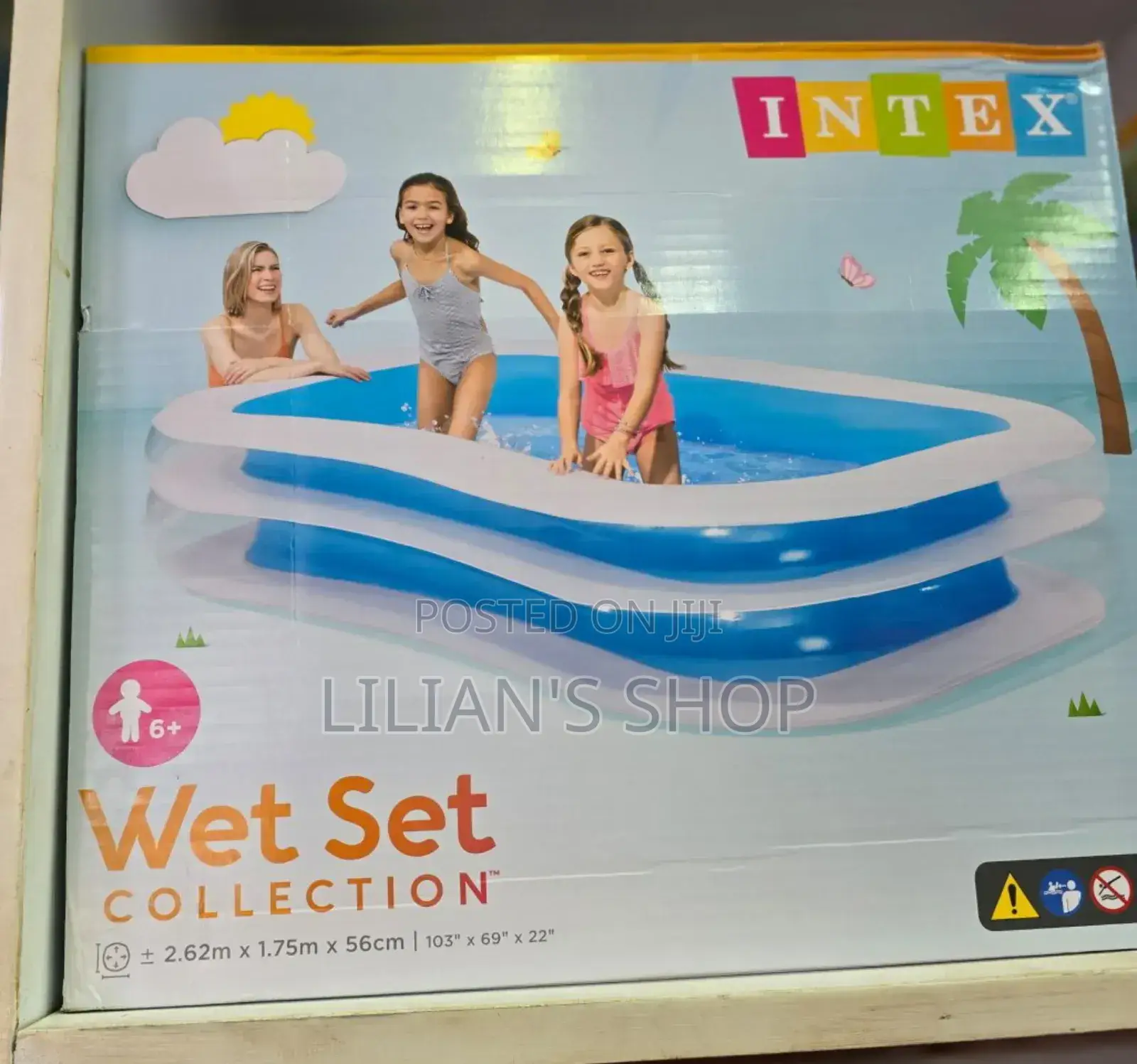Portable Rectangular Intex Swimming Pool