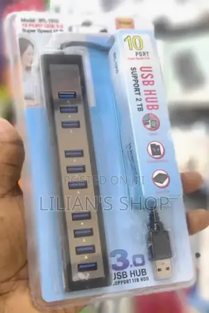 3.0 Super Speed 10 Port Usb Hub
