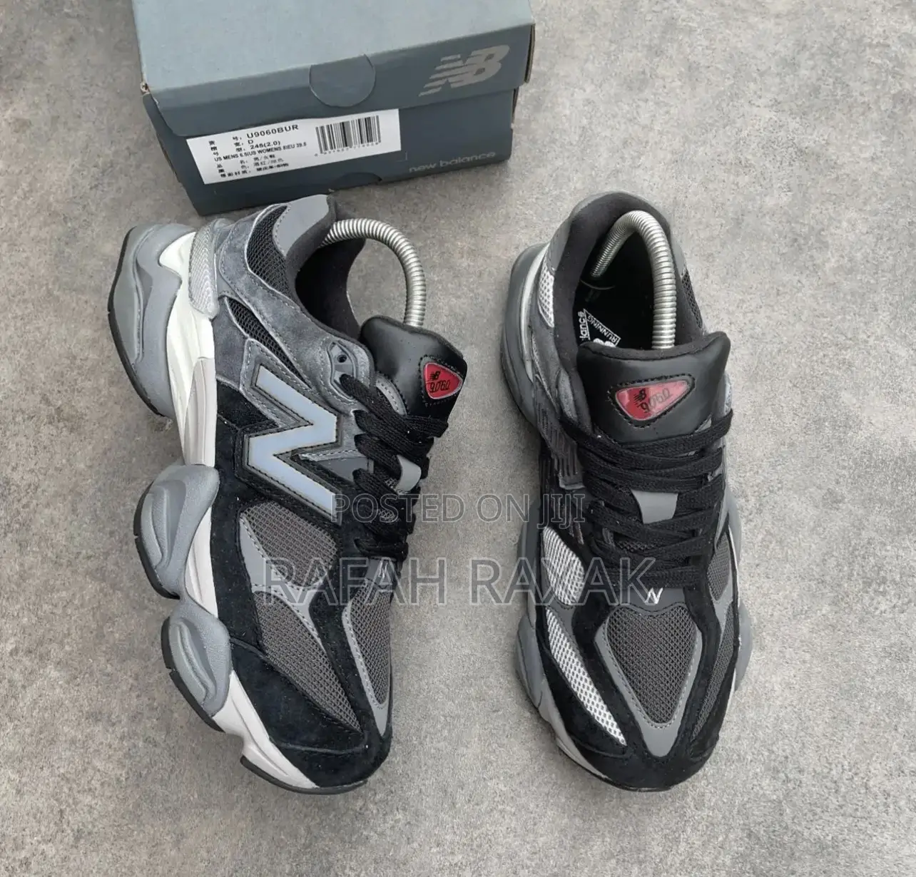 Original New Balance 9060 Castlerock Grey Sneaker