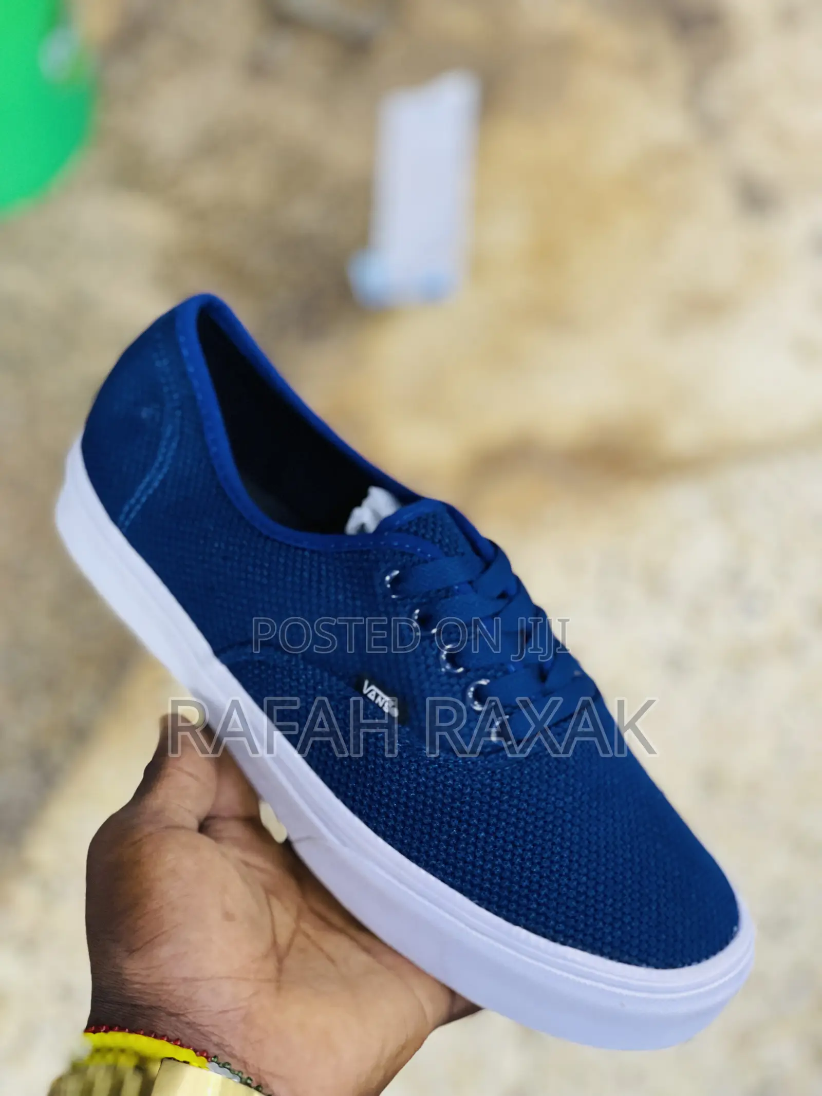 Original Blue Vans Off the Walls Sneakers