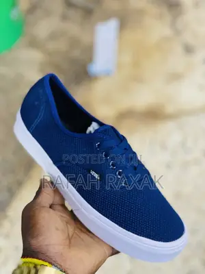 Original Blue Vans Off the Walls Sneakers