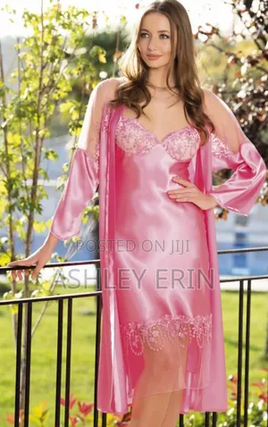 Photo - Women's Satin Night Gown Set