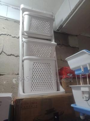 Rashid Racks Plastic Storage Rack With 3tiers - Rashid Trader Price: USh 175,000 on ...