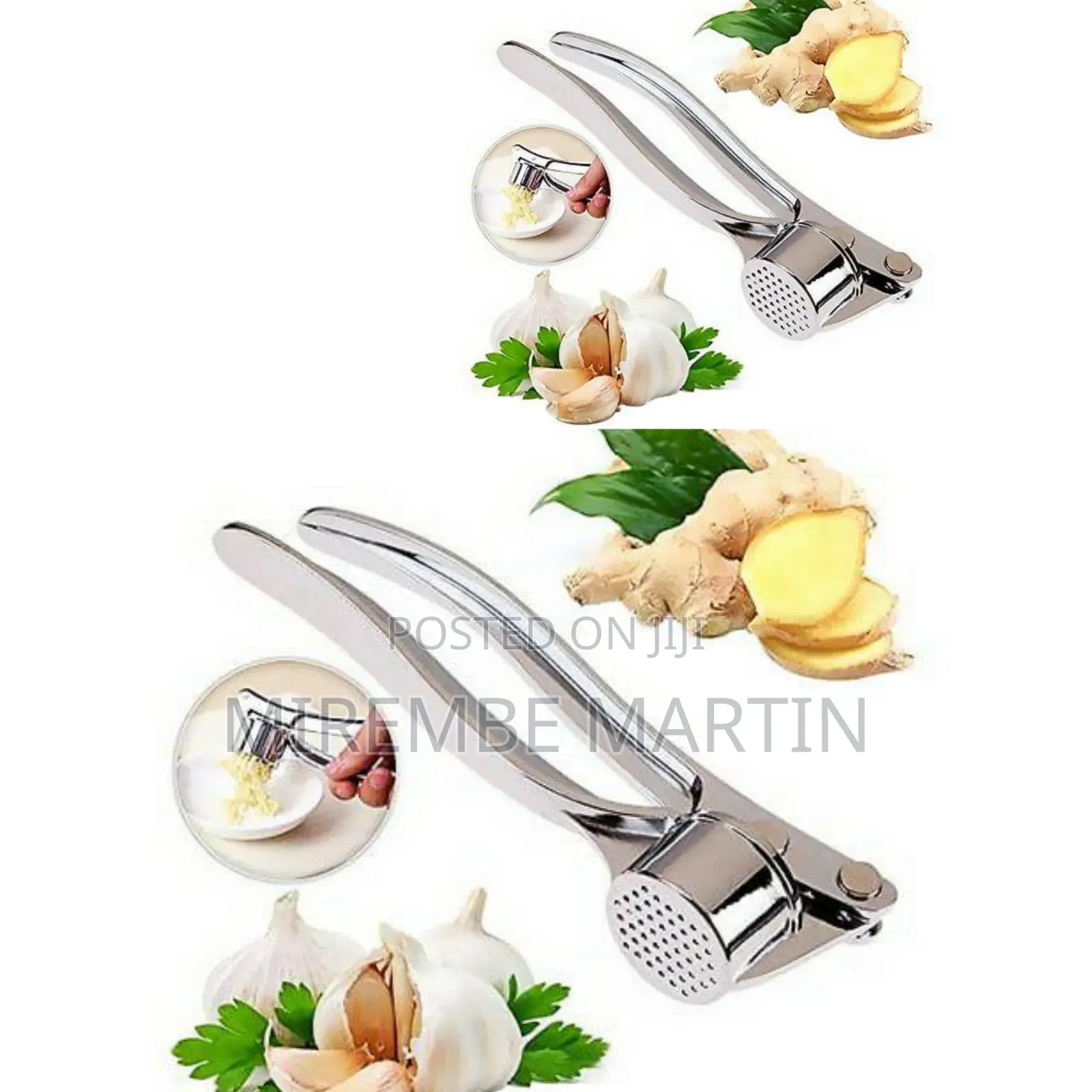 Stainless Garlic Press