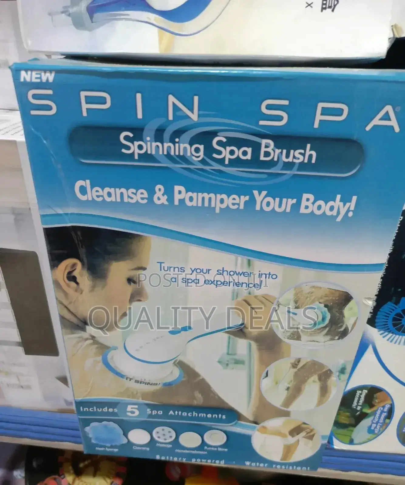 Handheld Massager Spa Body Brush