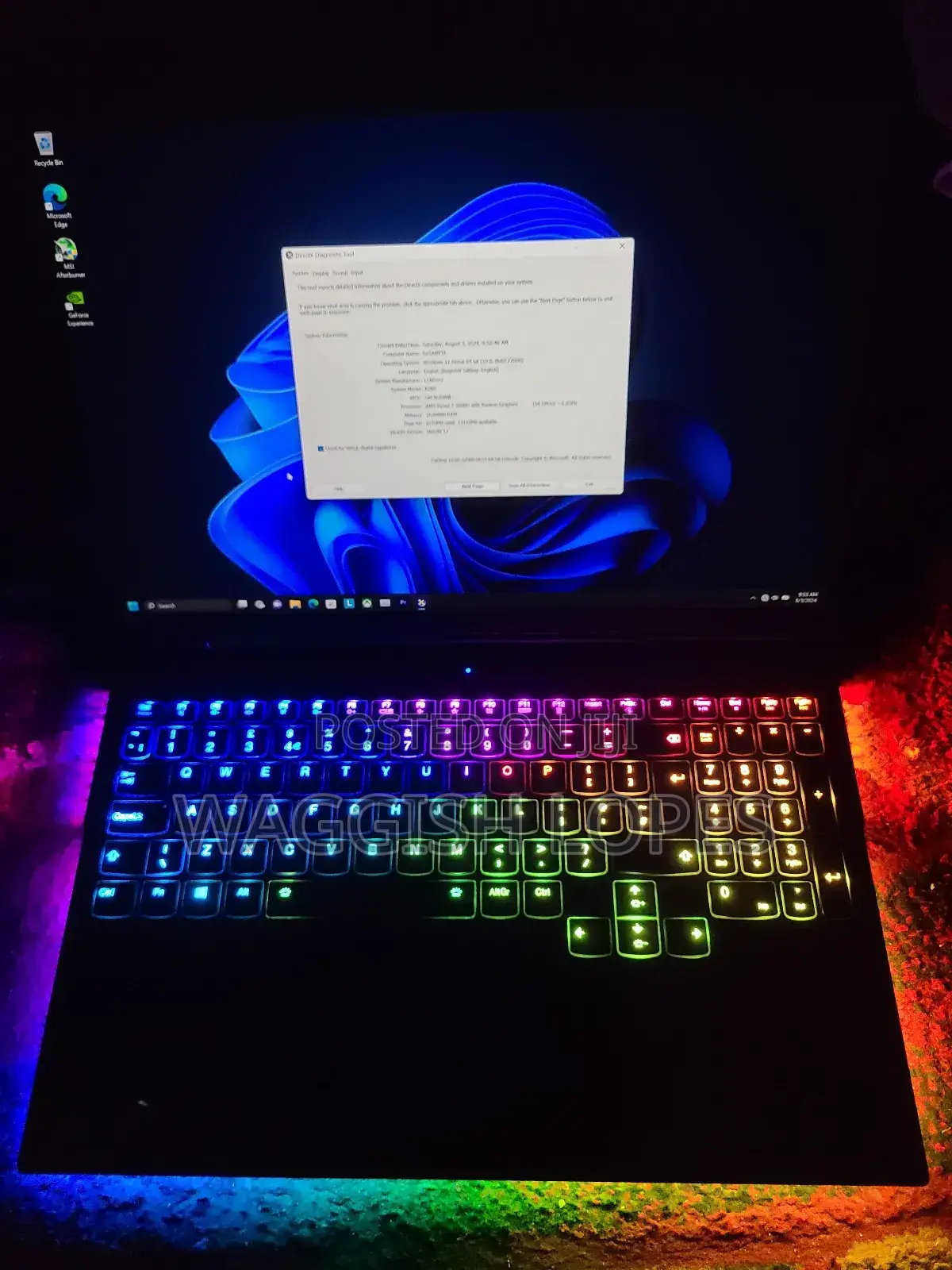 Laptop Lenovo Legion 7 16GB Intel Core I7 SSD 1T