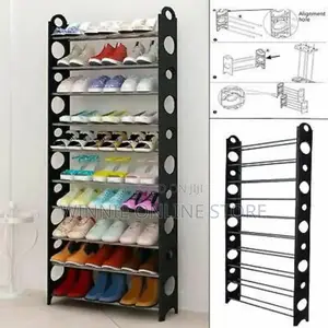 10 Tier Shoe Rack Restocked