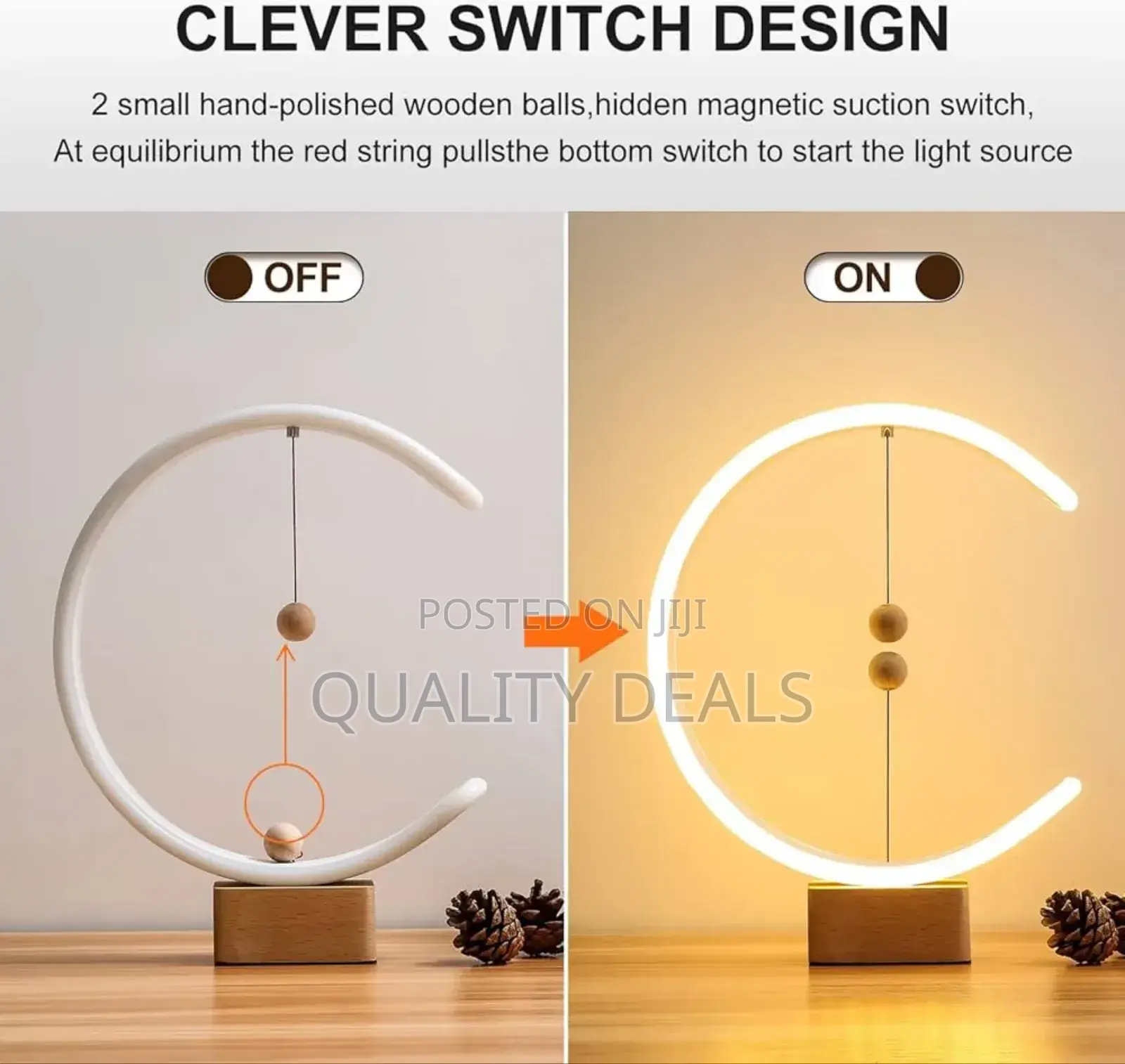 Magnetic Balance Bedside Lamp