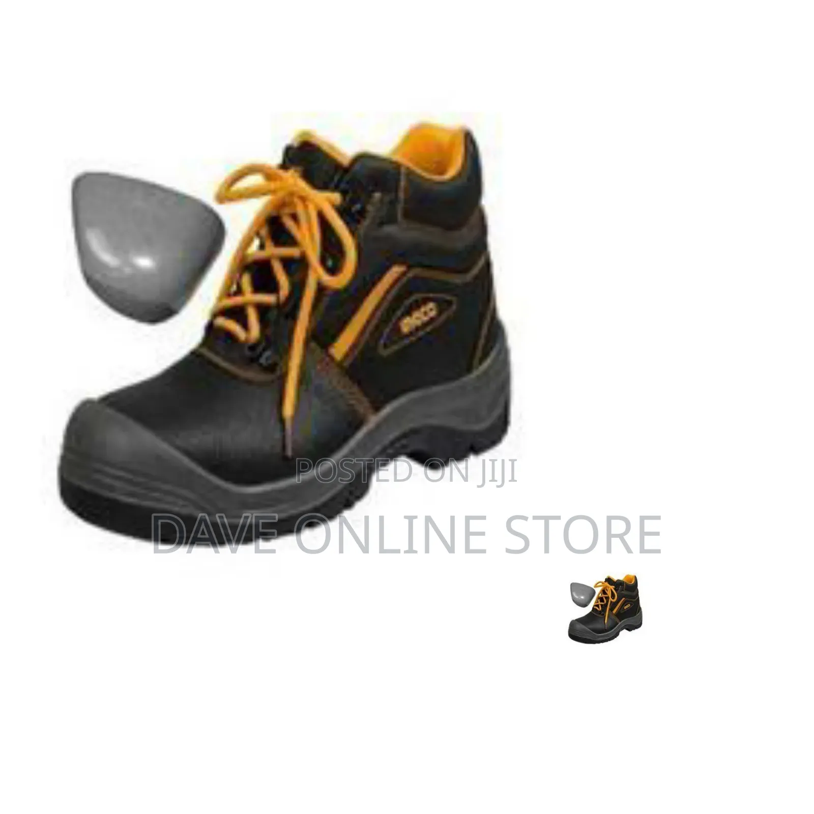 INGCO HL-180 Safety Boots - Black