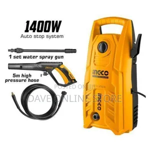 High Pressure Washer 1400W for Cars and House Washing Tool