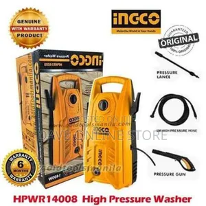 High Pressure Washer 1400W for Cars and House Washing Tool
