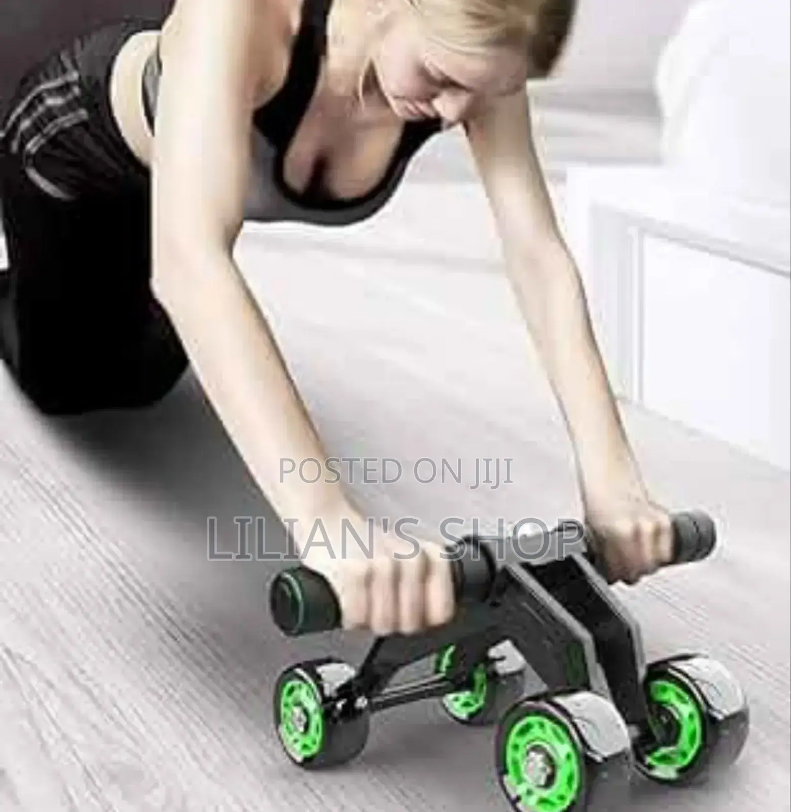 4 Wheel Roller Workout Fitness Machine