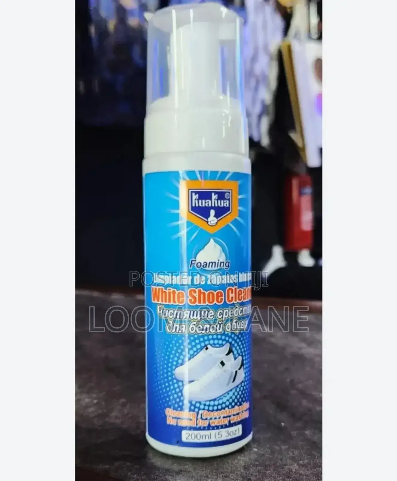 Water -Free White Shoe Cleaner Foam