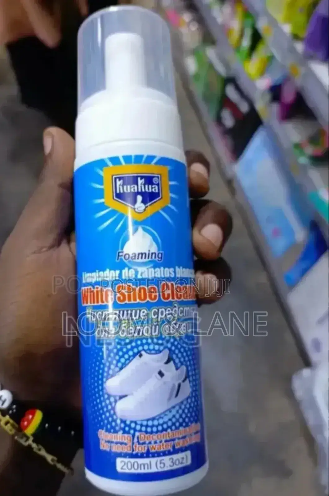 Water -Free White Shoe Cleaner Foam