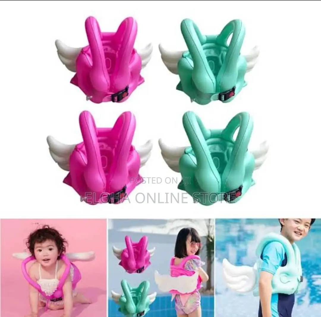 Kids Inflatable Angel Wing Swimming Vest