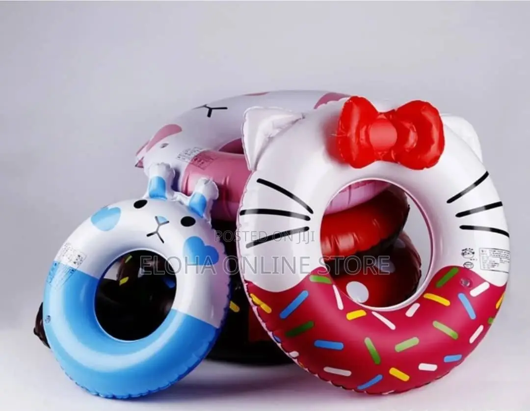 Durable PVC Rubber Swim Rings for Kids