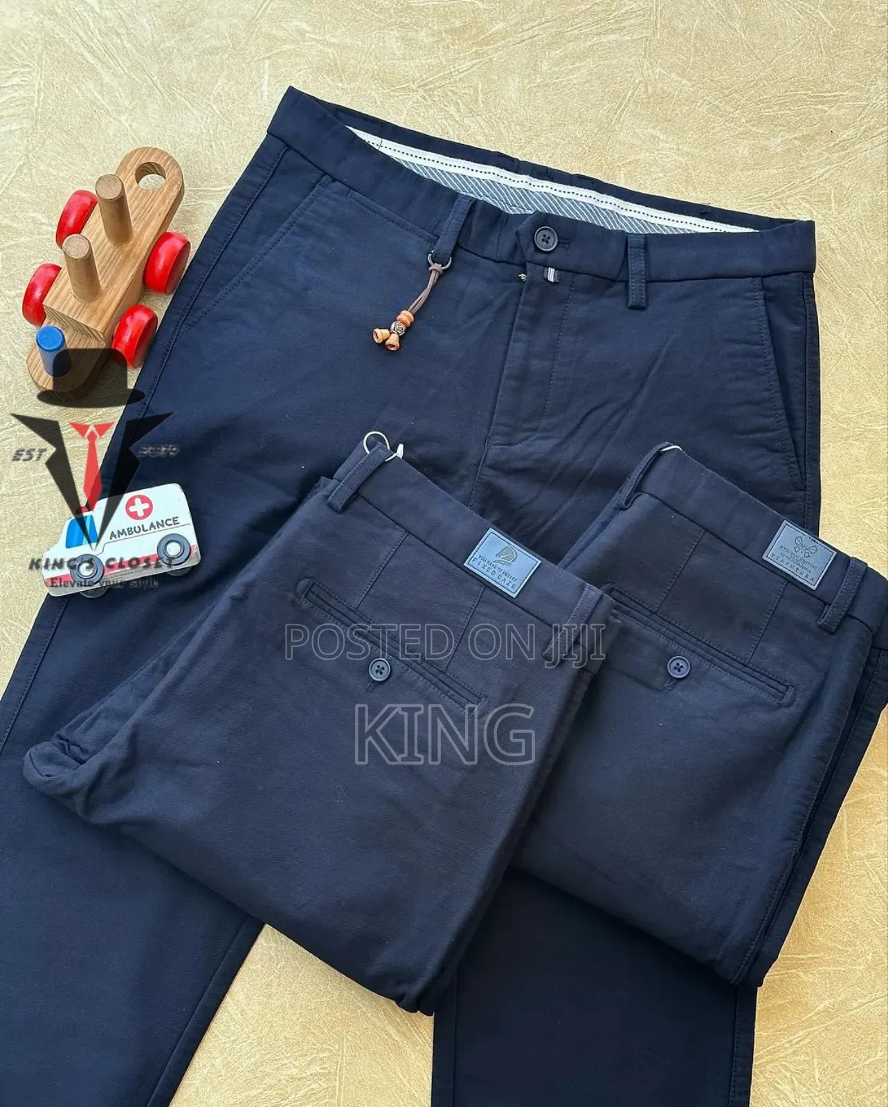 Lean Kaki Pants