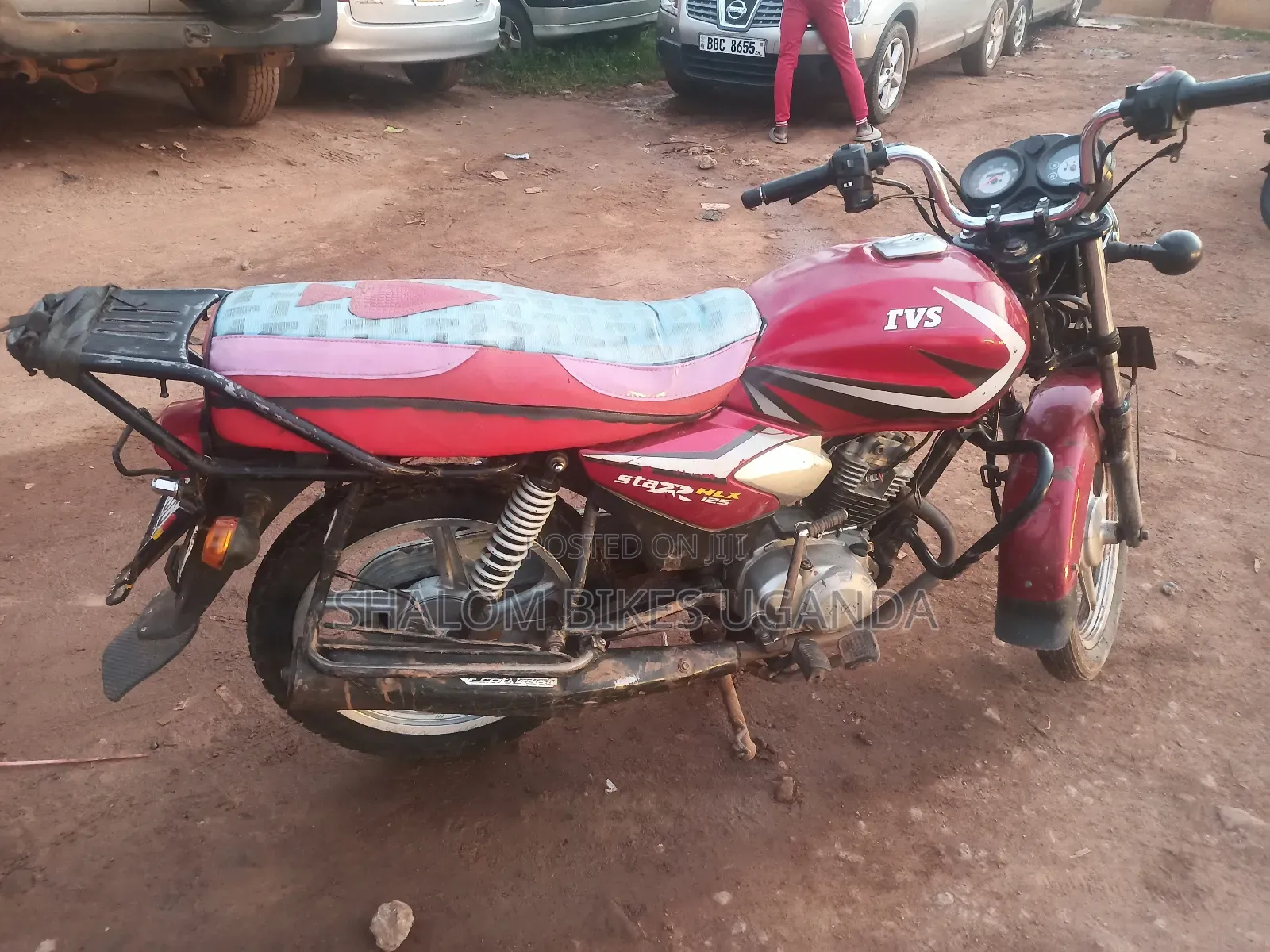 TVS HLX 125 2022 Red