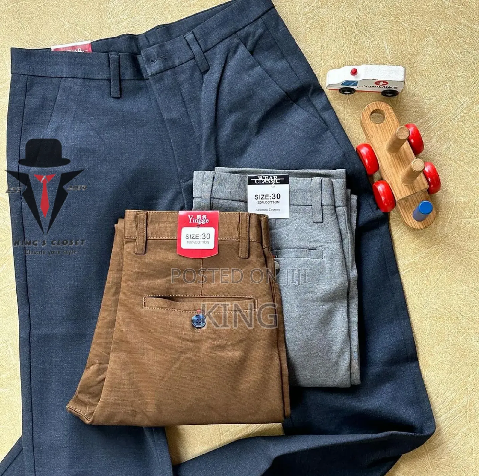Aris Suited Kaki Pants