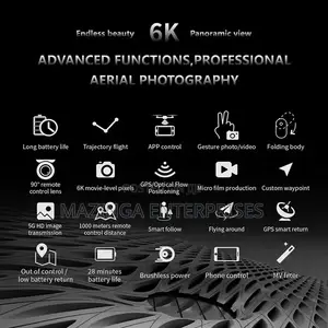 Drone F188 1km With GPS,Dual Camera,Brushless Power