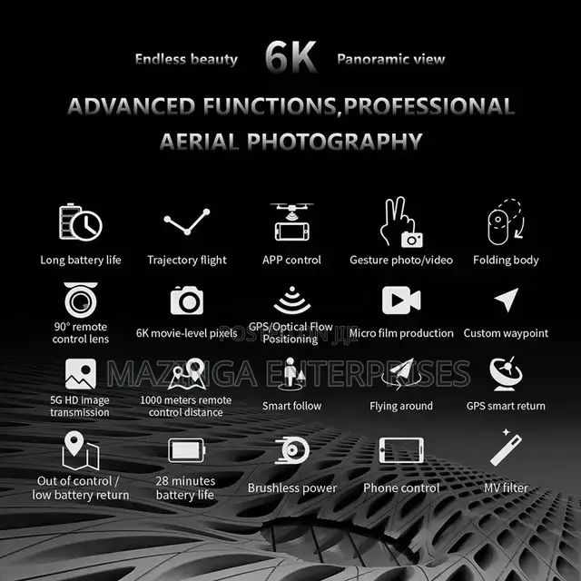 Drone F188 1km With GPS,Dual Camera,Brushless Power