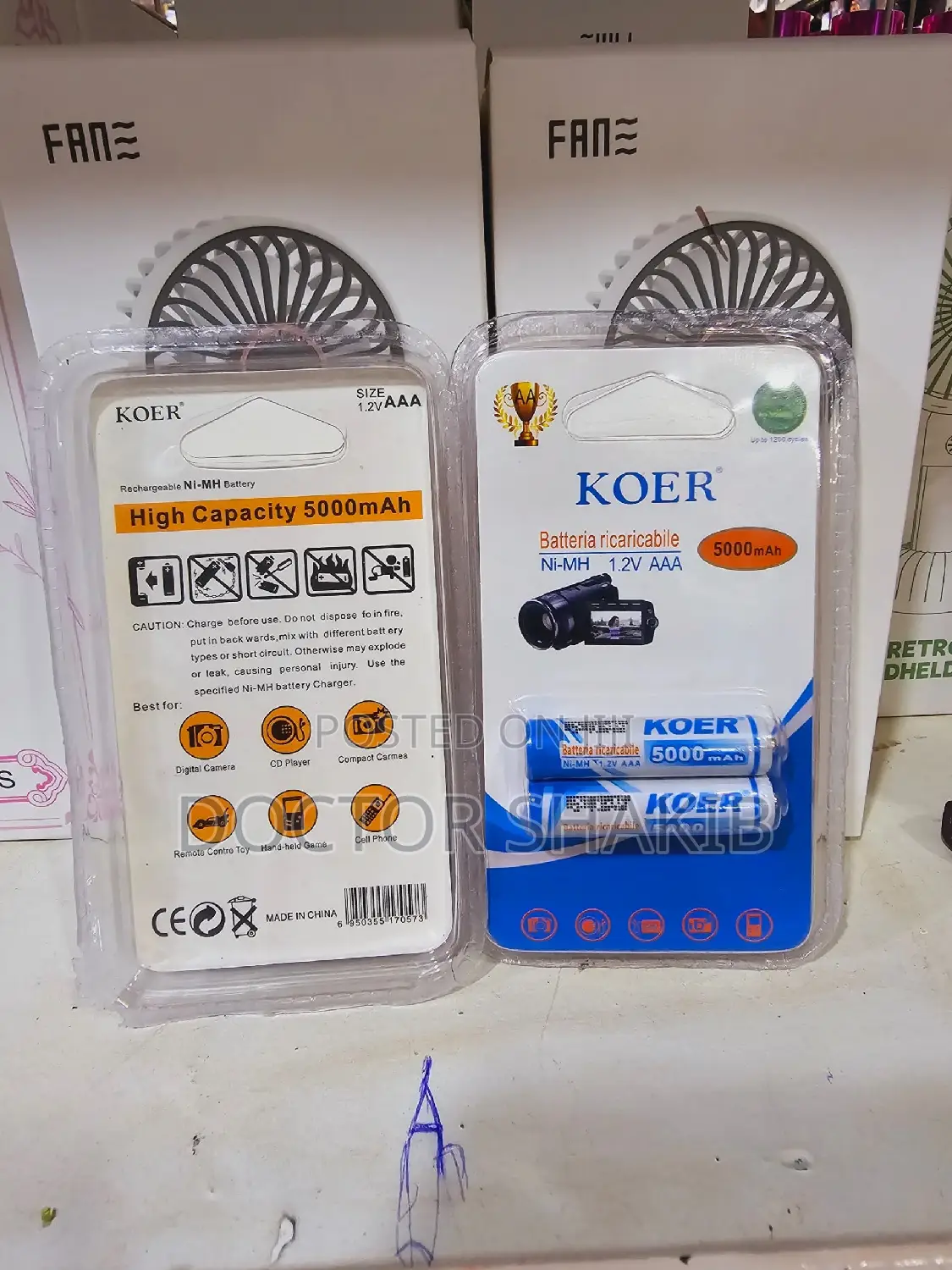 Koer AAA Rechargeable Batteries