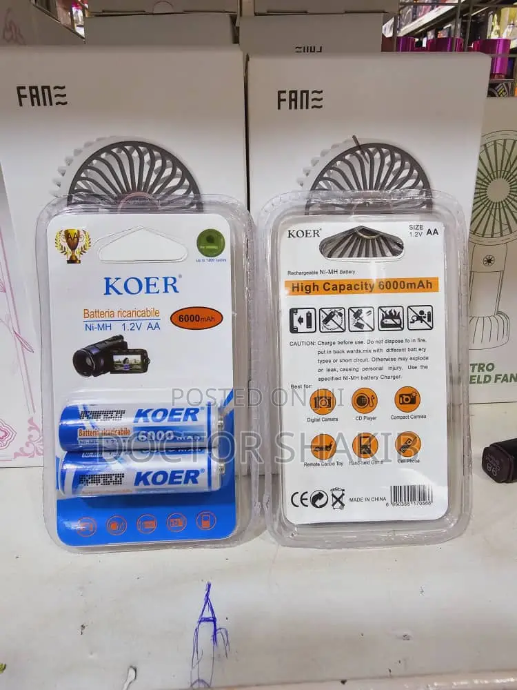 Koer AA Rechargeable Batteries