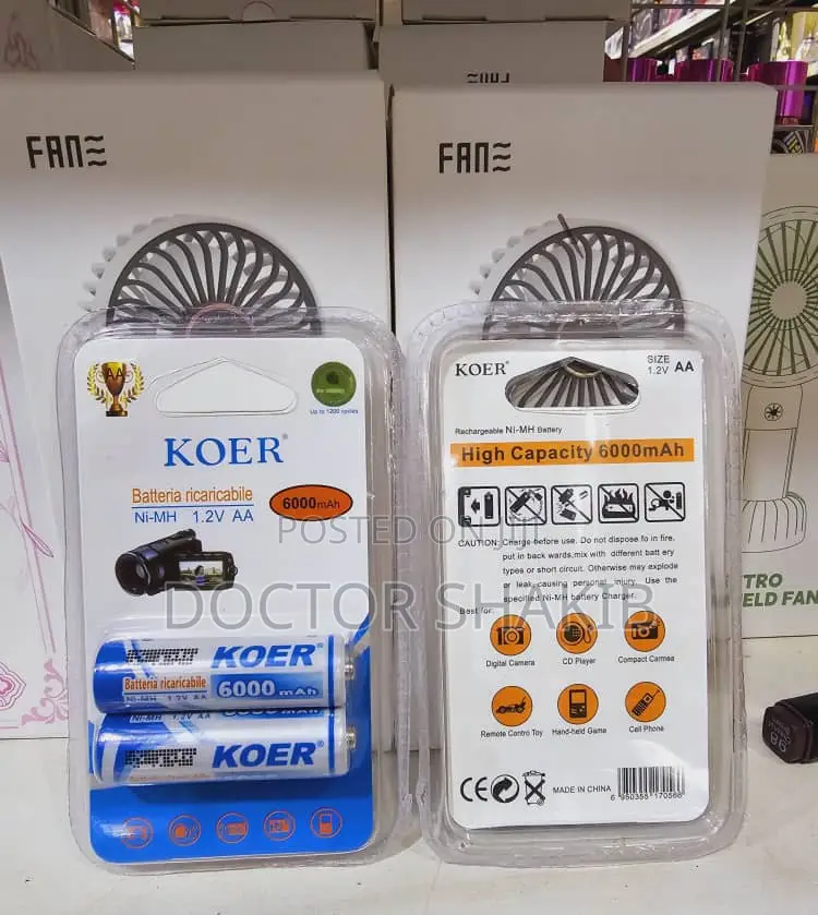 Koer AA Rechargeable Batteries