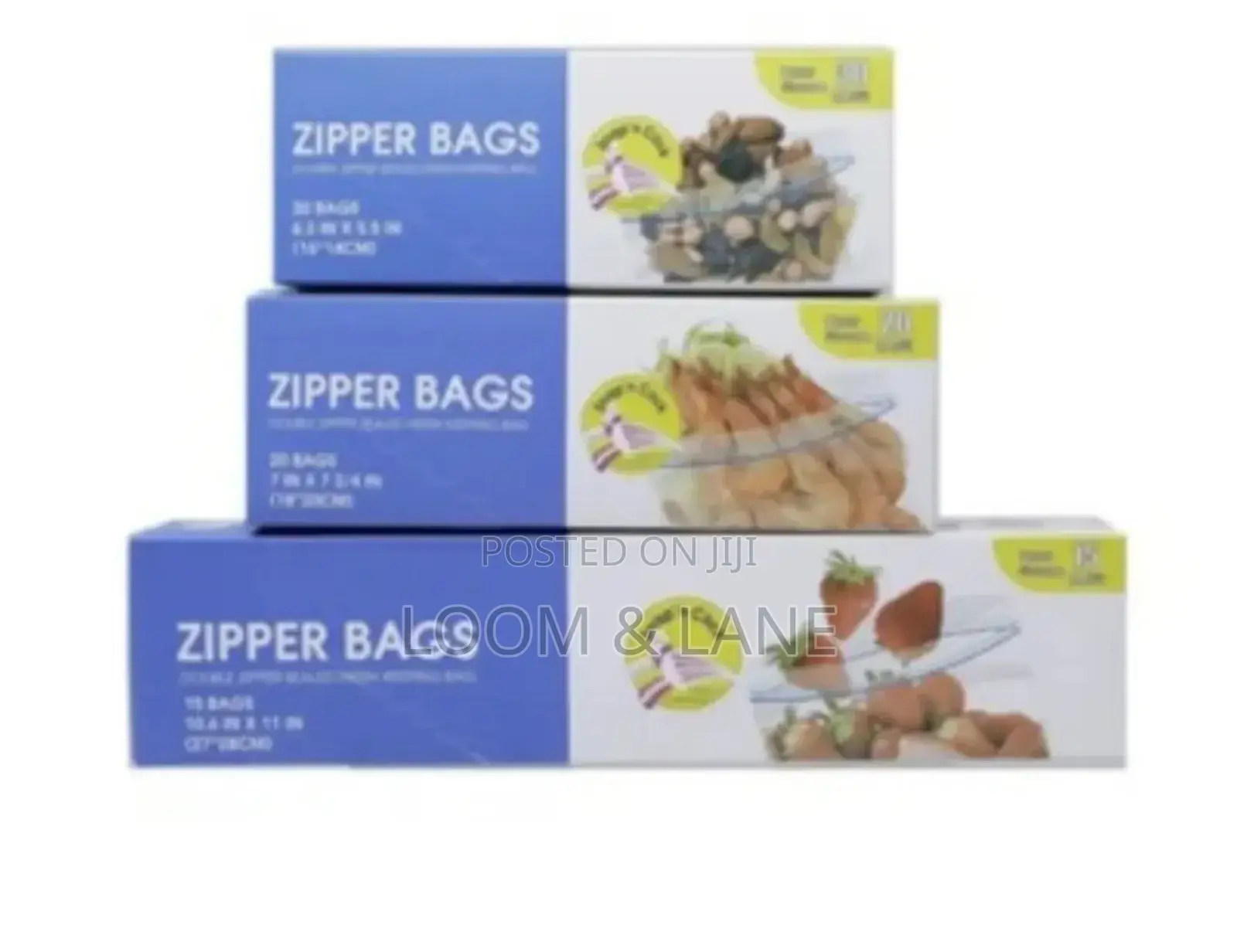 Reclosable Zipper Storage Bags