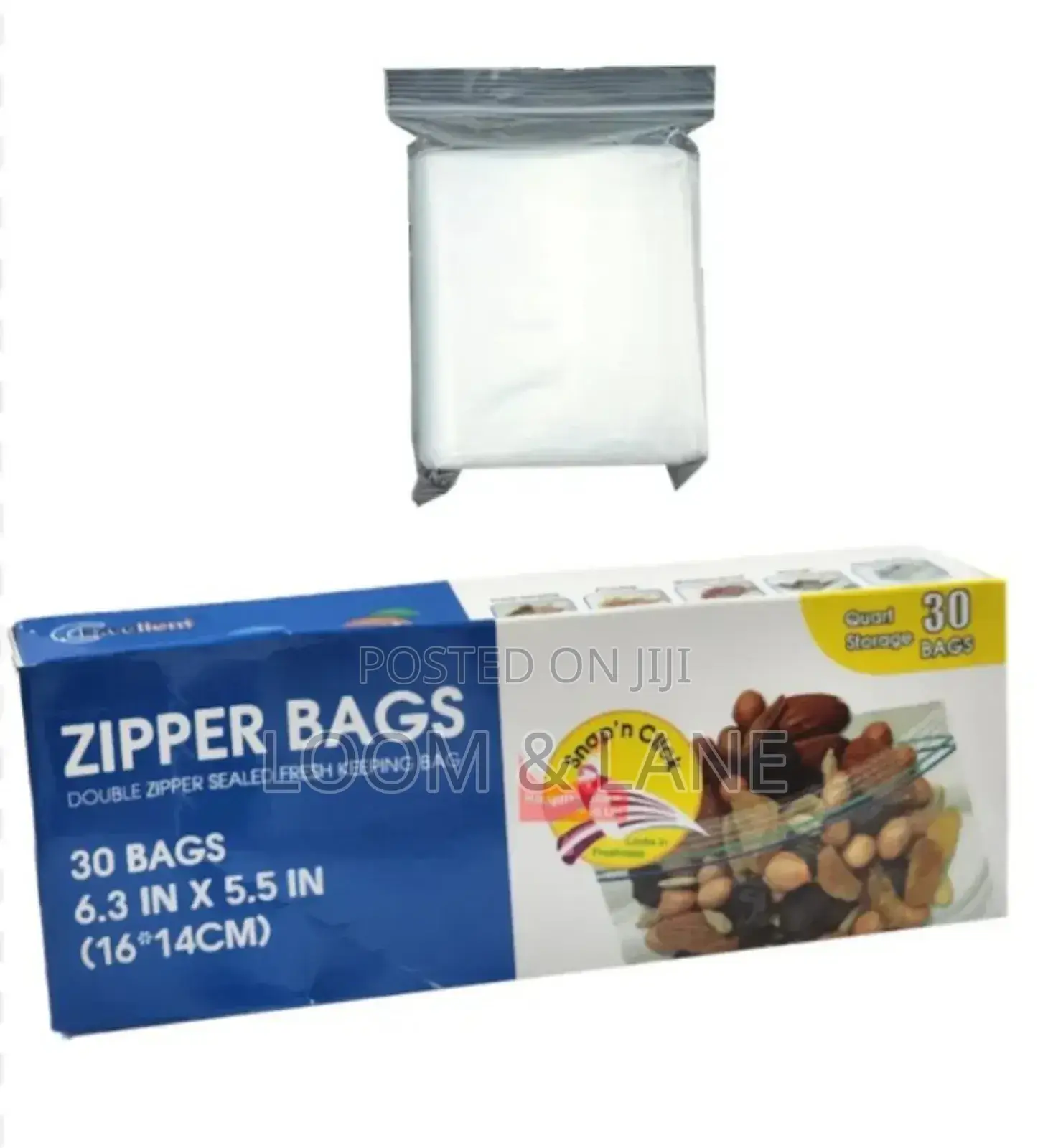 Reclosable Zipper Storage Bags