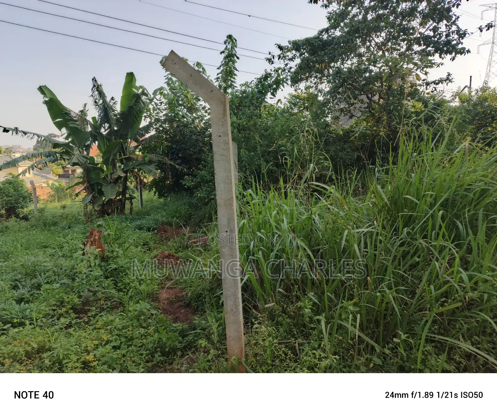 100by50ft Plot for Sale in Buwate