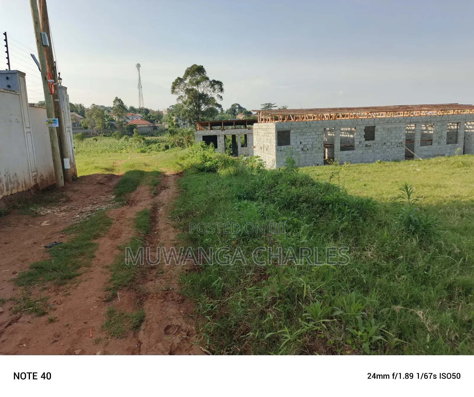 100by100ft Plot for Sale in Kungu