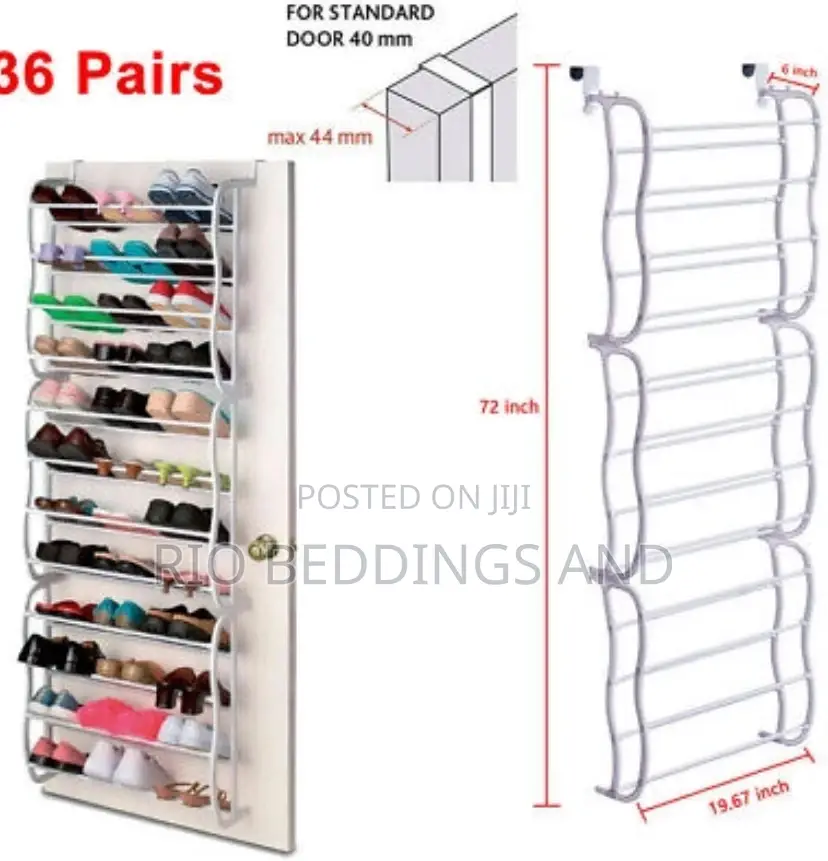 Door Shoe Rack 36 Pairs